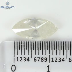1.96 CT ,Marquise Shape Natural White Color, I3 Clarity (13.50 MM)