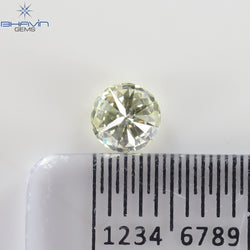 0.32 CT, Round Shape Natural Diamond White (M) Color , I1 Clarity (4.36 MM)