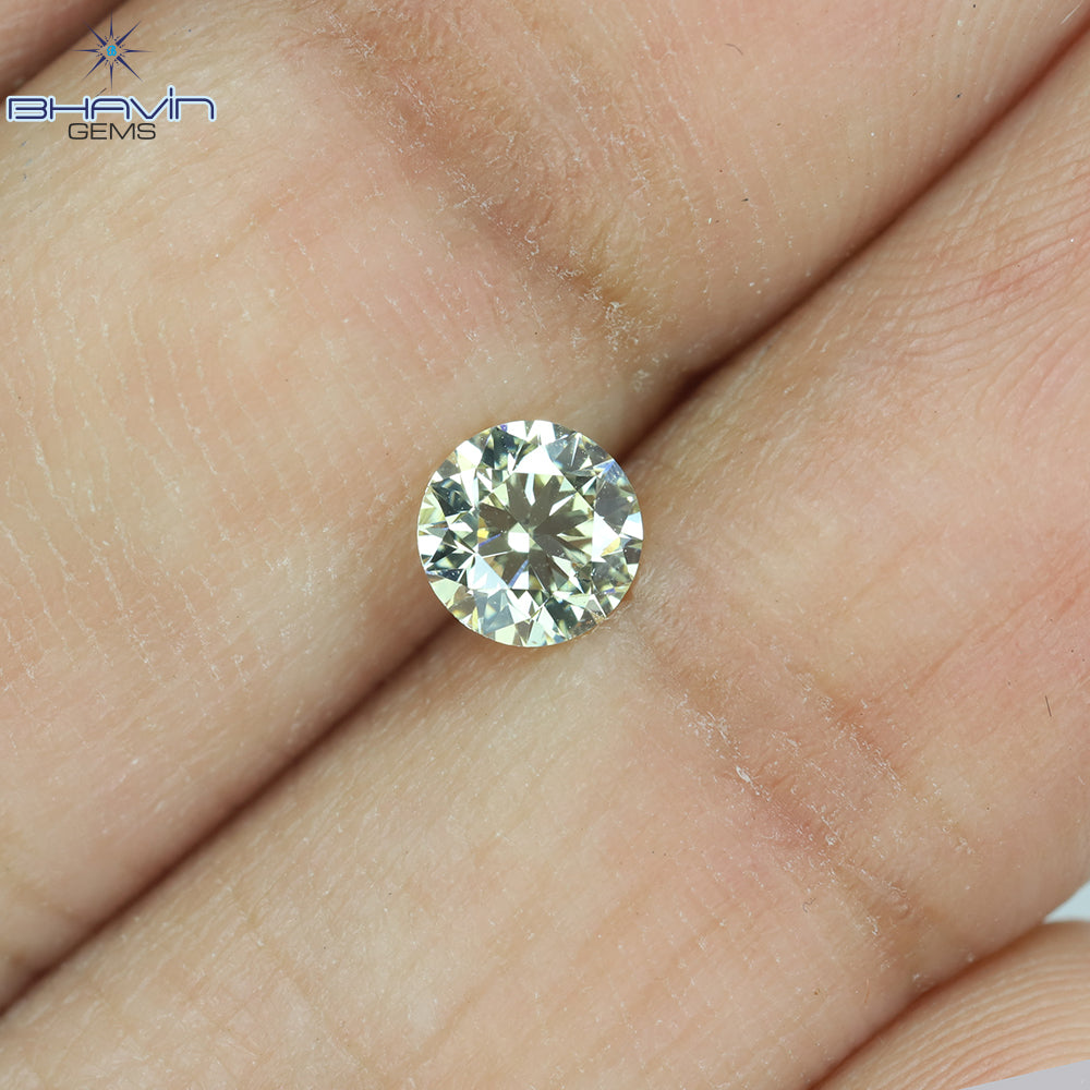 0.31 CT, Round Shape Natural  Diamond White (M) Color, I1 Clarity (4.18 MM)