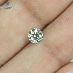 0.31 CT, Round Shape Natural  Diamond White (M) Color, I1 Clarity (4.18 MM)