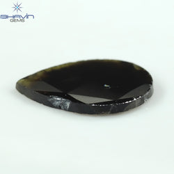 6.49 CT Pear Slice Shape Natural Diamond Brown Color I3 Clarity (19.54 MM)