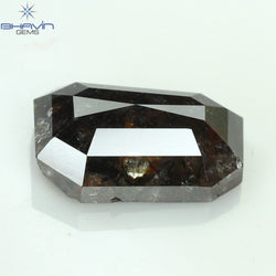 2.28 CT, Shield Shape Salt and Pepper Color Diamond Natural Loose Diamond,Color I3,( 8.10 MM)