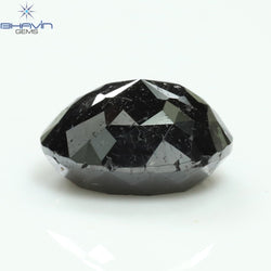 3.19 CT, Oval Shape Natural Loose Diamond Tited Black Color, Clarity I3 (9.32 MM)