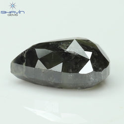 2.40 CT, Pear Shape Natural Loose Diamond Salt and Pepper Color ,Clarity I3