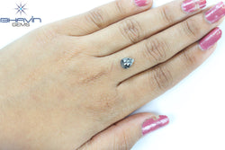 1.48 CT Pear Shape Natural Loose Diamond Salt and Pepper Color Clarity I3,( 8.30 MM)