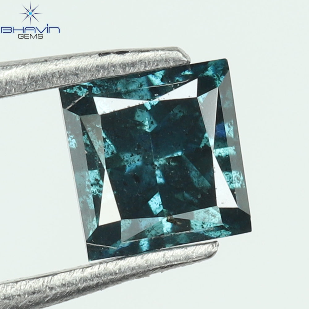 0.19 CT, Princess Diamond, Blue Color Clarity SI2