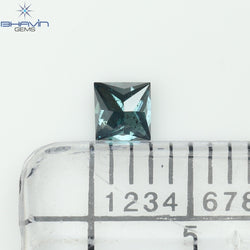 0.19 CT, Princess Diamond, Blue Color Clarity SI2