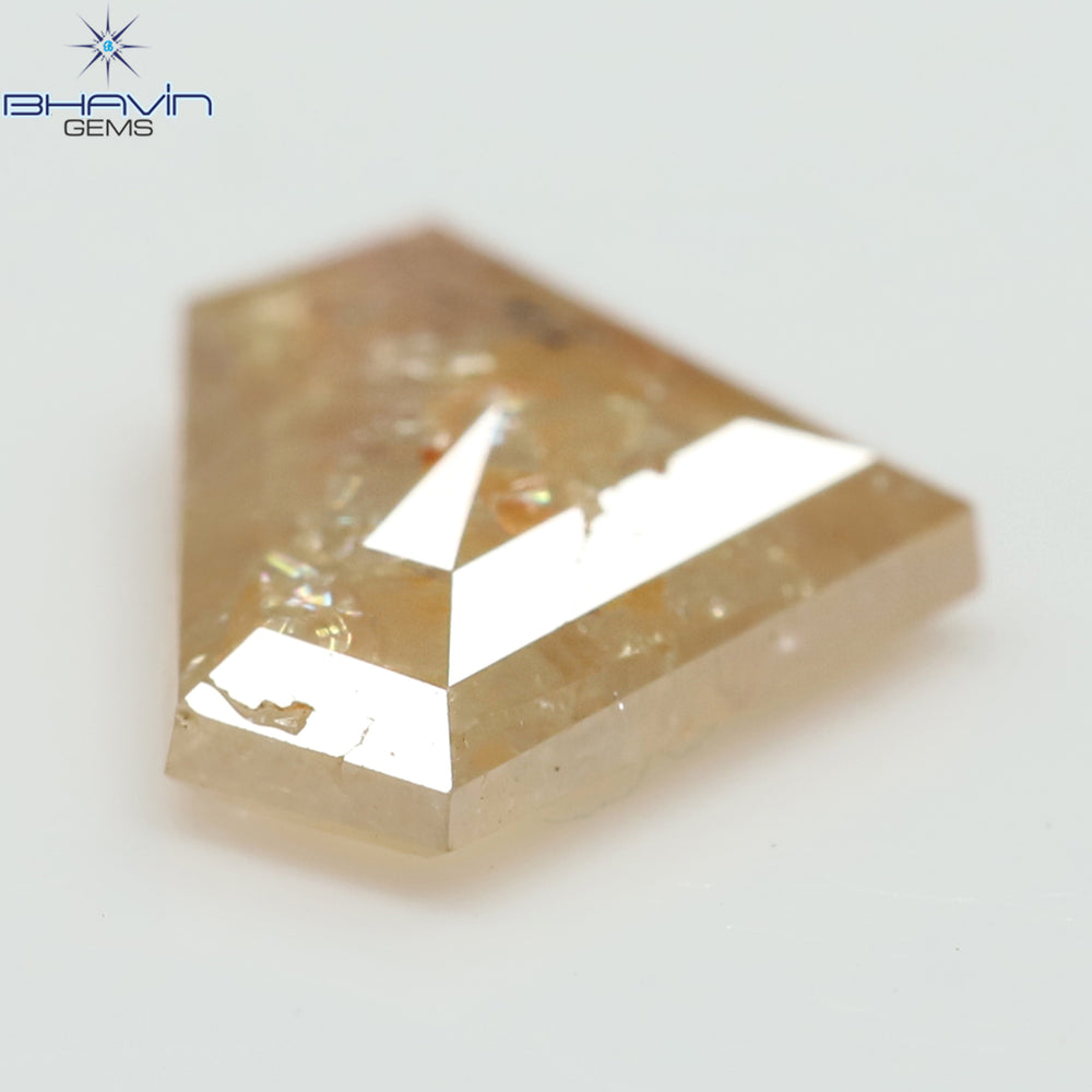 1.05 CT Pentagon Diamond Peach Diamond Natural Loose Diamond I3 Clarity (9.70 MM)