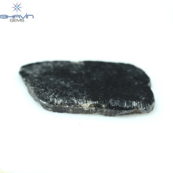 3.18 CT Slice Shape Natural Diamond Black Color I3 Clarity (16.64 MM)