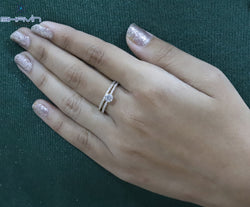 Gold Ring, Round Diamond, Salt and Pepper Diamond, Natural Diamond Ring, Engagement Ring, Wedding Ring, Diamond Ring