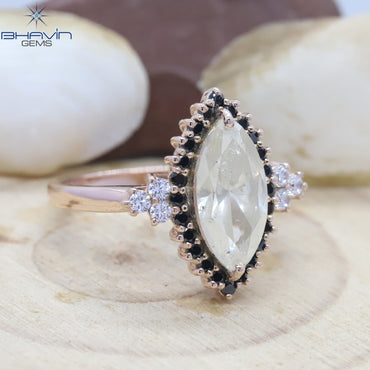 Marquise Diamond White Diamond Natural Diamond Ring Engagement Ring