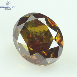 0.37 CT, Oval Diamond, Natural loose diamond, Oval Cut, Cognac Color, Gifts, Rings, Diamond, Jewelry, Diamond Ring, TFS-164