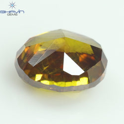 0.37 CT, Oval Diamond, Natural loose diamond, Oval Cut, Cognac Color, Gifts, Rings, Diamond, Jewelry, Diamond Ring, TFS-164