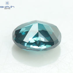 0.22 CT, Oval Diamond, Natural loose diamond, Oval Cut, Green Color, Blue Color, Gifts, Rings, Diamond, Jewelry, Diamond Ring, TFS-166