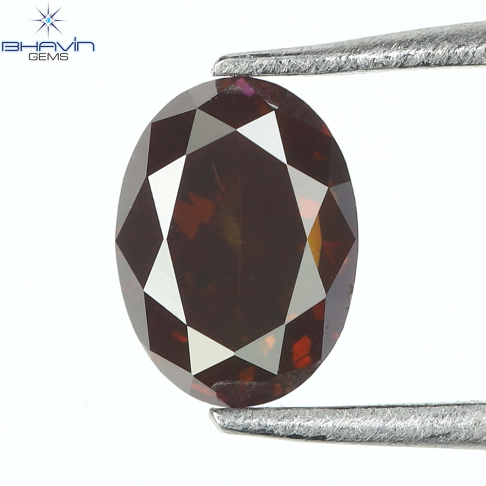 0.25 CT, Oval Diamond, Natural loose diamond, Oval Cut, Cognac Color, Gifts, Rings, Diamond, Jewelry, Diamond Ring, TFS-160