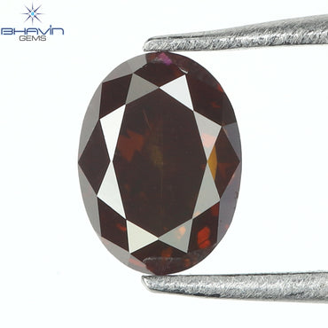 0.25 CT, Oval Diamond, Natural loose diamond, Oval Cut, Cognac Color, Gifts, Rings, Diamond, Jewelry, Diamond Ring, TFS-160