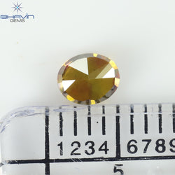 0.37 CT, Oval Diamond, Natural loose diamond, Oval Cut, Cognac Color, Gifts, Rings, Diamond, Jewelry, Diamond Ring, TFS-164