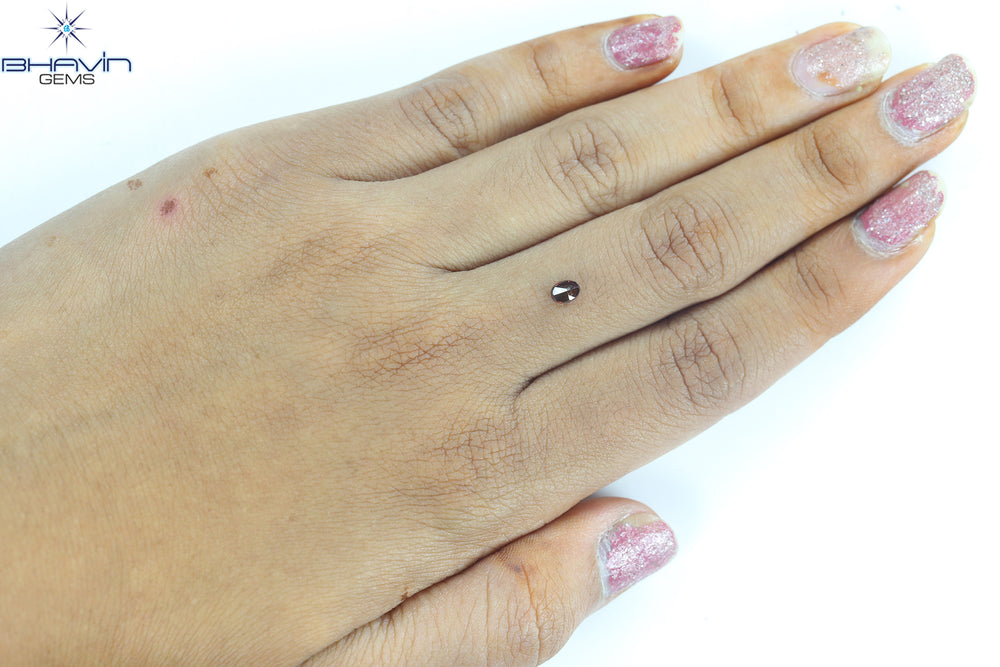 0.25 CT, Oval Diamond, Natural loose diamond, Oval Cut, Cognac Color, Gifts, Rings, Diamond, Jewelry, Diamond Ring, TFS-160