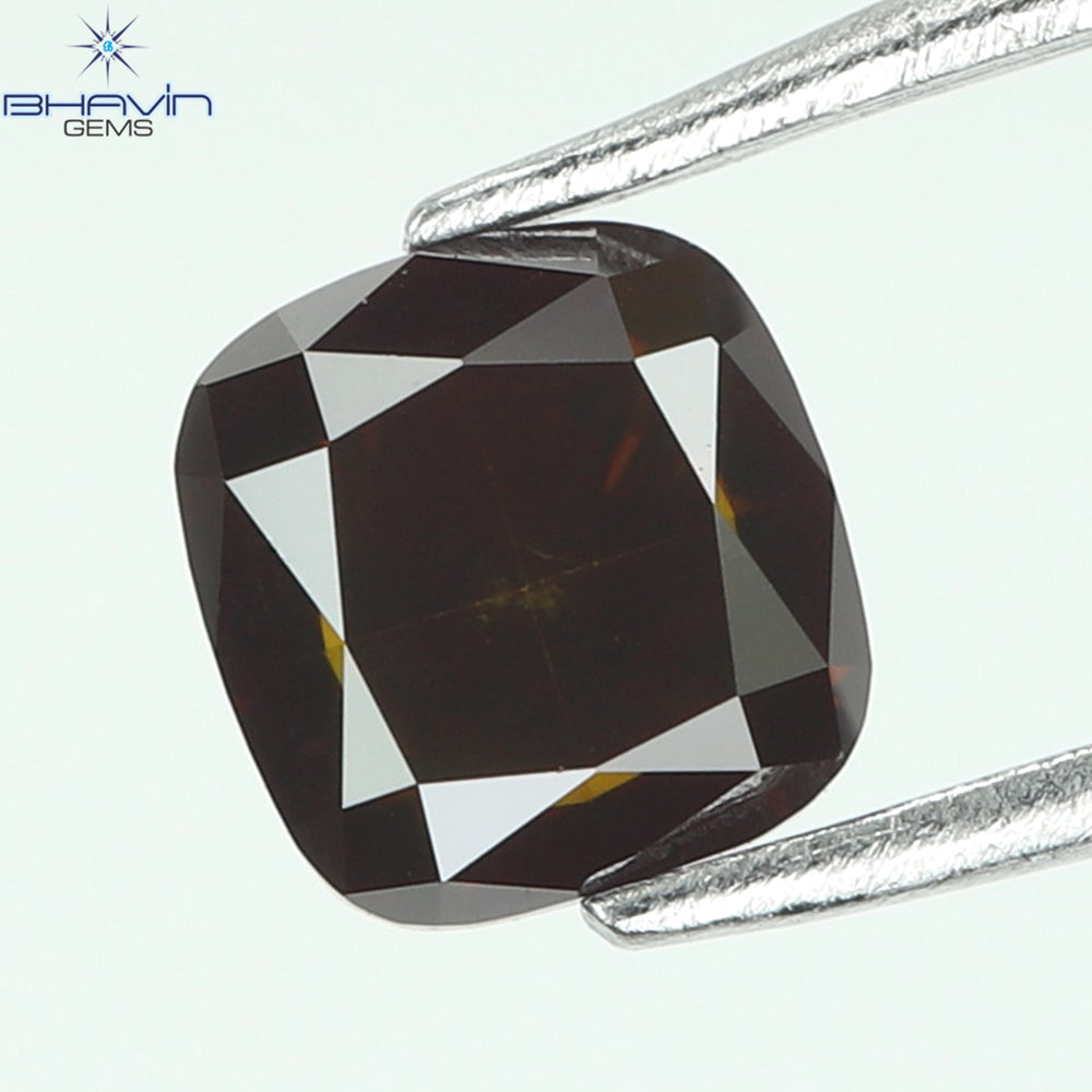 0.30 CT, Cushion Diamond, Cognac Color, Natural loose Diamond, Cushion Cut, Gifts, Diamond, Jewelry, Diamond Ring, Rings, TFS-172