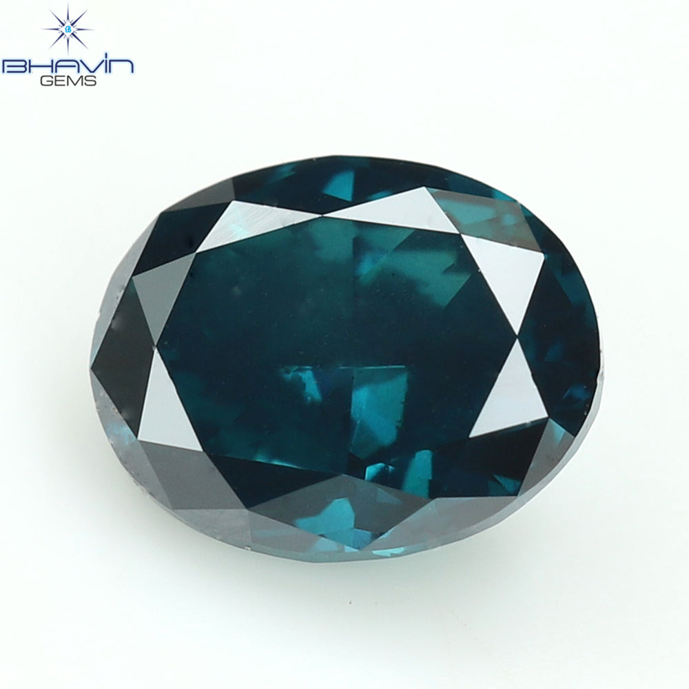 0.30 CT, Oval Diamond, Natural loose diamond, Oval Cut, Green Color, Blue Color, Gifts, Rings, Diamond, Jewelry, Diamond Ring, TFS-170