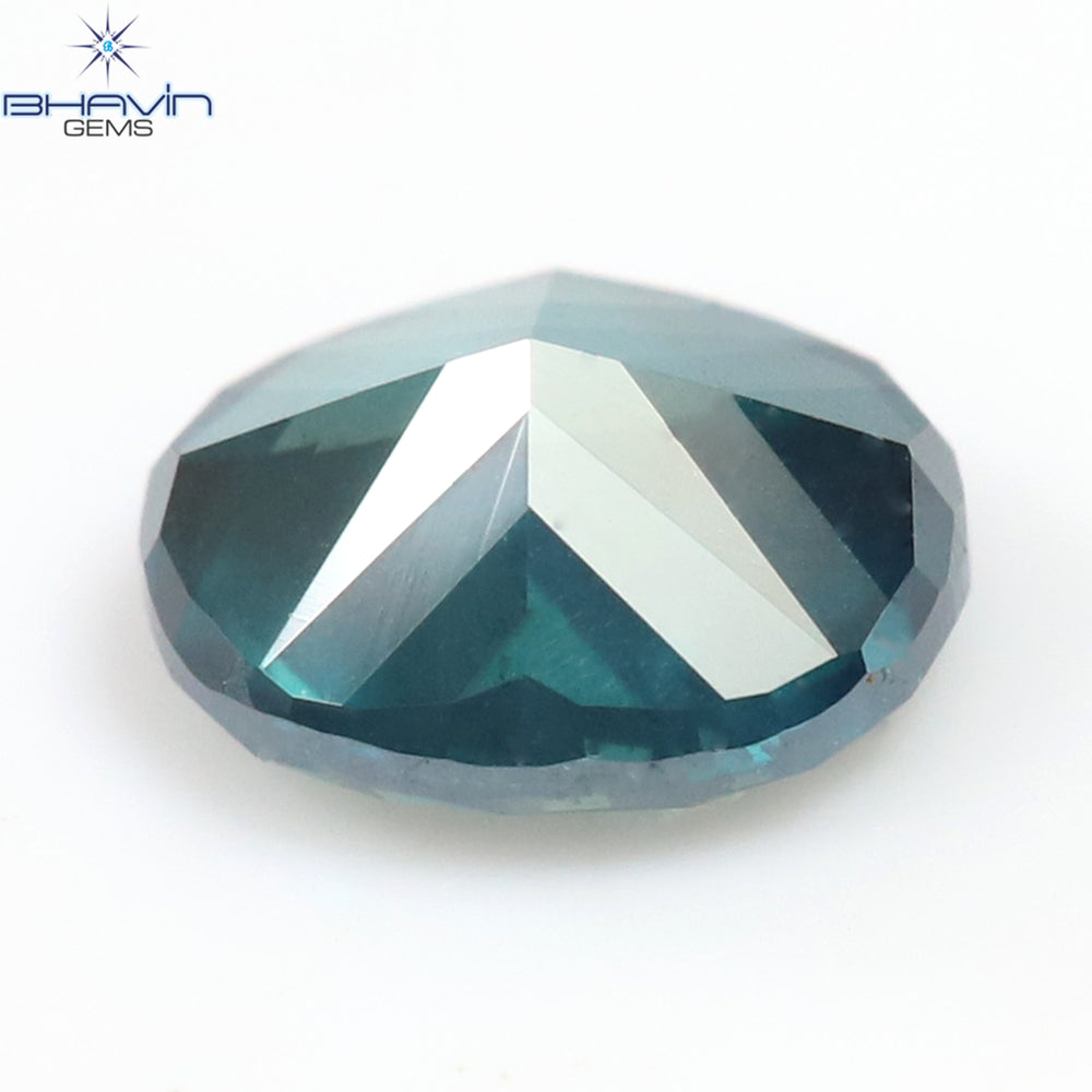 0.30 CT, Oval Diamond, Natural loose diamond, Oval Cut, Green Color, Blue Color, Gifts, Rings, Diamond, Jewelry, Diamond Ring, TFS-170