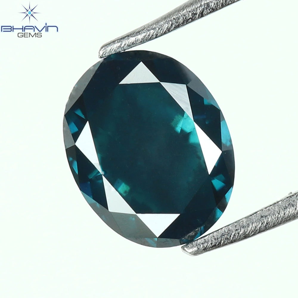 0.30 CT, Oval Diamond, Natural loose diamond, Oval Cut, Green Color, Blue Color, Gifts, Rings, Diamond, Jewelry, Diamond Ring, TFS-170