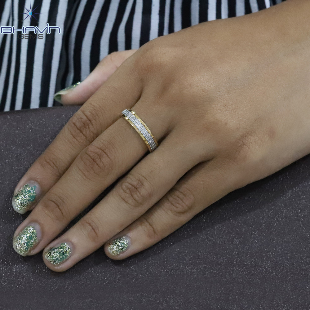 Natural Round Shape Diamond White Diamond Engagement Ring & Wedding Ring