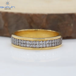 Natural Round Shape Diamond White Diamond Engagement Ring & Wedding Ring