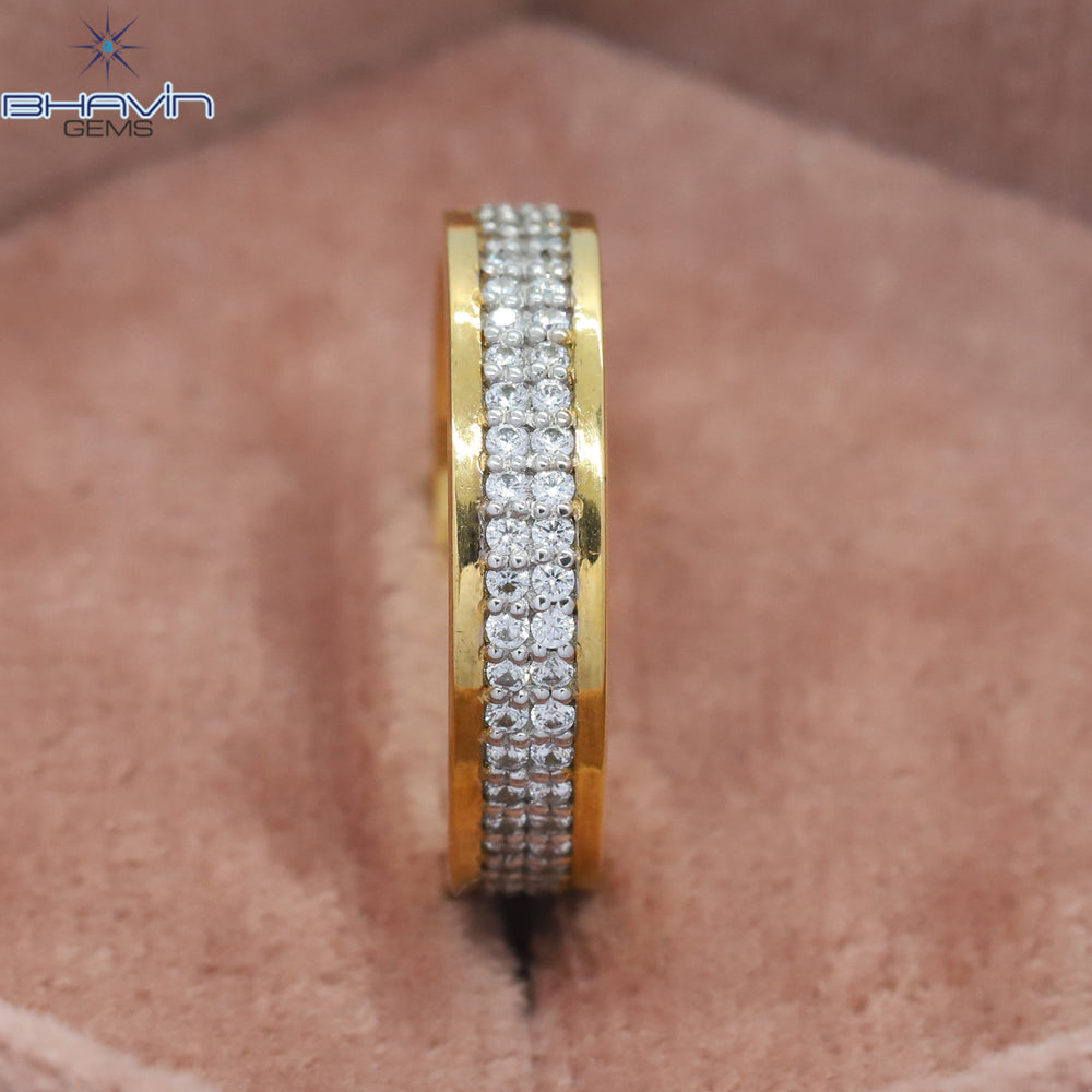 Natural Round Shape Diamond White Diamond Engagement Ring & Wedding Ring