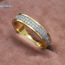 Natural Round Shape Diamond White Diamond Engagement Ring & Wedding Ring