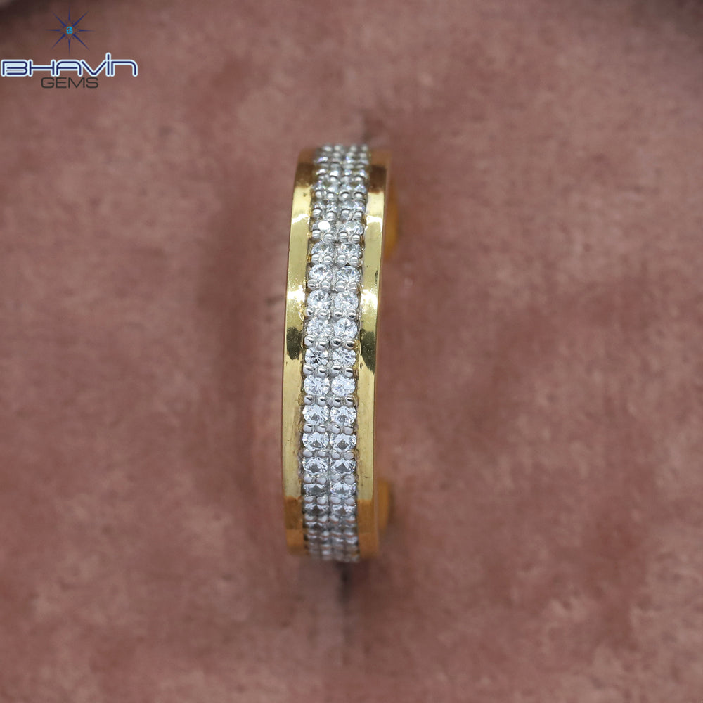 Natural Round Shape Diamond White Diamond Engagement Ring & Wedding Ring