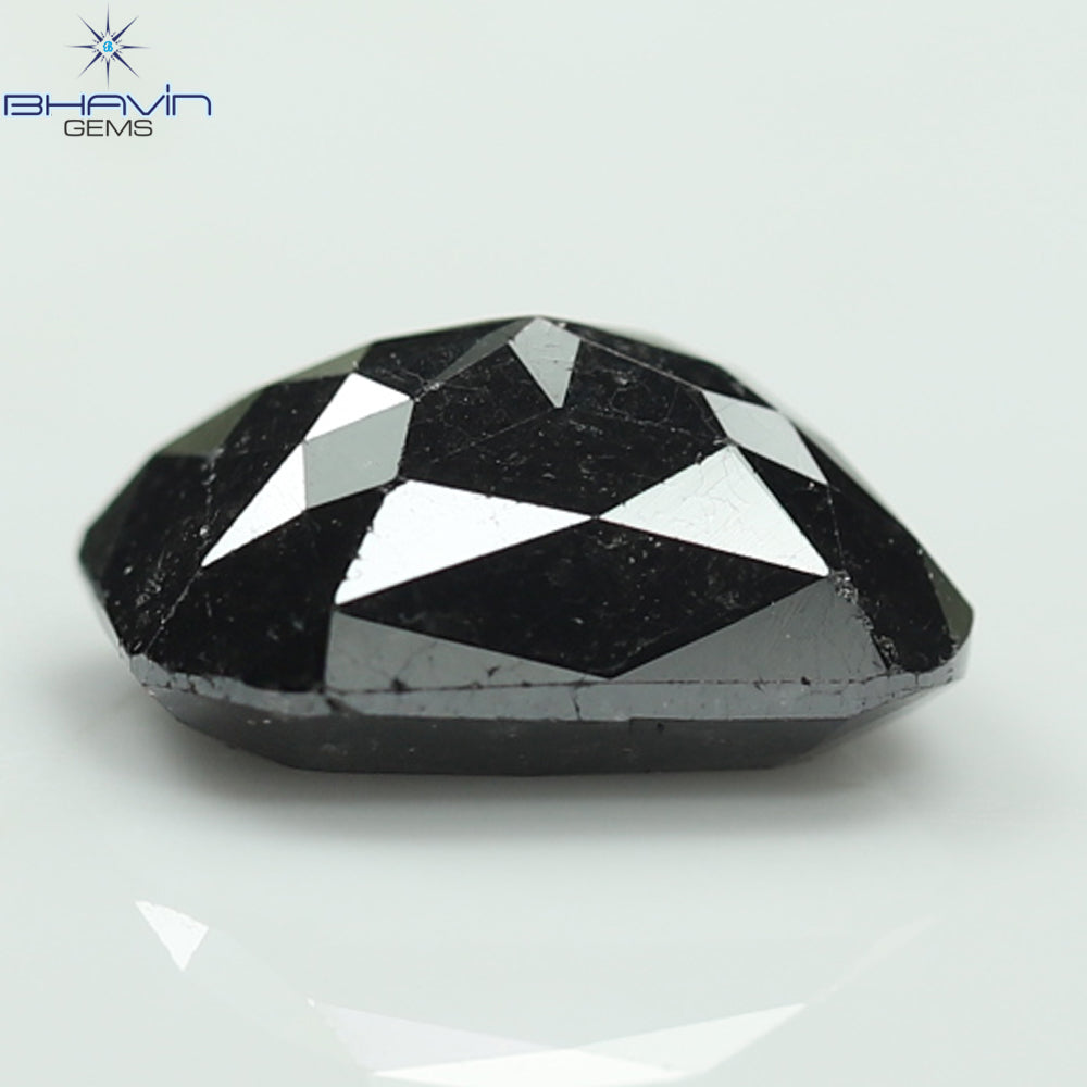 4.29 CT, Radiant Black Natural loose Diamond (10.81 MM)