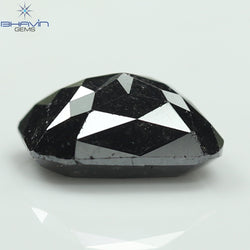 4.29 CT, Radiant Black Natural loose Diamond (10.81 MM)