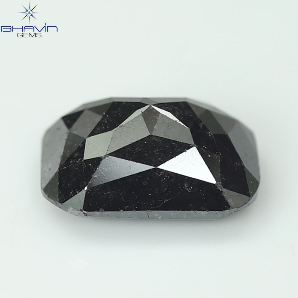 4.29 CT, Radiant Black Natural loose Diamond (10.81 MM)