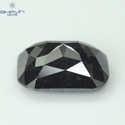 4.29 CT, Radiant Black Natural loose Diamond (10.81 MM)