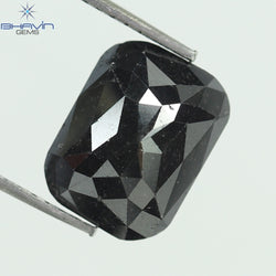 4.29 CT, Radiant Black Natural loose Diamond (10.81 MM)