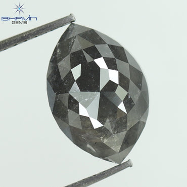 3.89 CT, Marquise Gray Natural loose Diamond (12.04MM)