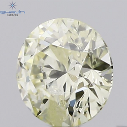 0.32 CT, Round Shape Natural Diamond White (M) Color , I1 Clarity (4.36 MM)