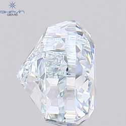 0.39 CT, Heart Diamond, Greenish Blue Color, Clarity  VVS2