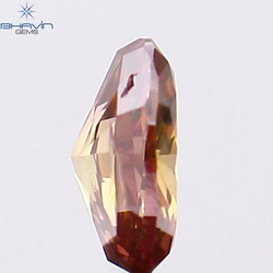 0.27 CT, Oval Shape, Natural Diamond, Brown Pink Color, SI2 Clarity (4.38 MM)