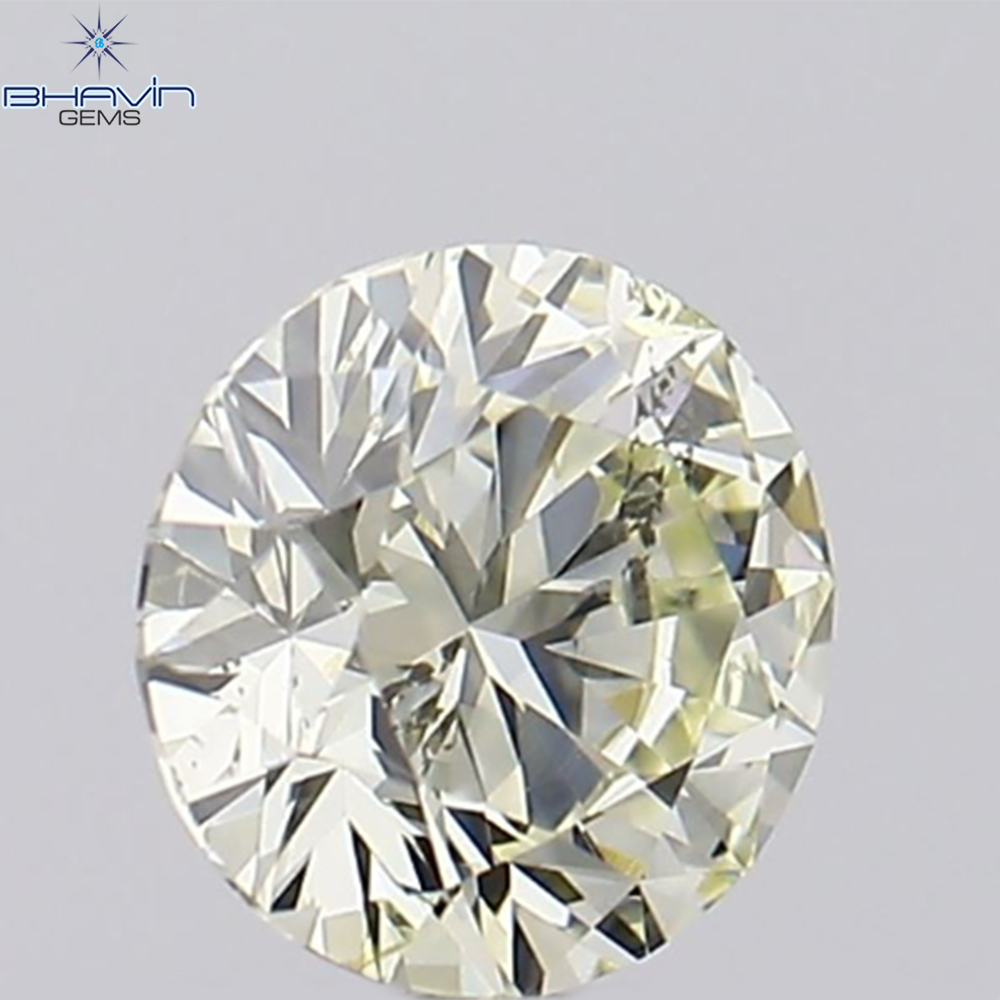0.35 CT、ラウンド シェイプ、天然ダイヤモンド、ホワイト (K) カラー、SI1 クラリティ (4.40 MM)