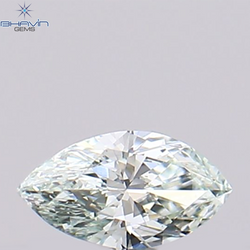 0.08 CT, Marquise Shape, Natural Diamond Greenish Blue Color, VS2 Clarity (4.40 MM )