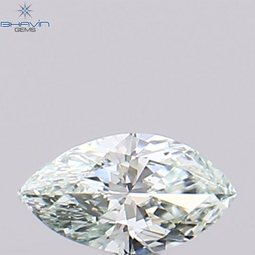 0.08 CT, Marquise Shape, Natural Diamond Greenish Blue Color, VS2 Clarity (4.40 MM )