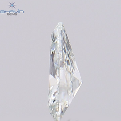 0.11 CT Pear Shape Natural Diamond Greenish Blue Color,  I1 Clarity (4.30 MM )