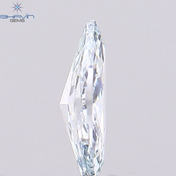 0.11 CT, Marquise Shape, Natural Diamond Greenish Blue Color, VS2 Clarity ( 5.00 MM )