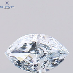 0.12 CT, Marquise Shape, Natural Diamond Greenish Blue Color, VS1 Clarity (4.51 MM )