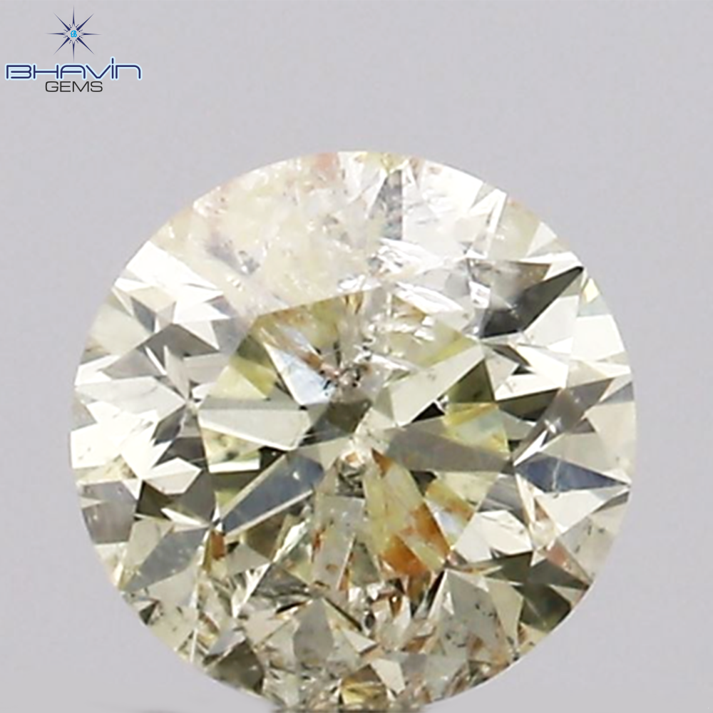 0.31 CT, Round Shape Natural  Diamond White (M) Color, I1 Clarity (4.18 MM)