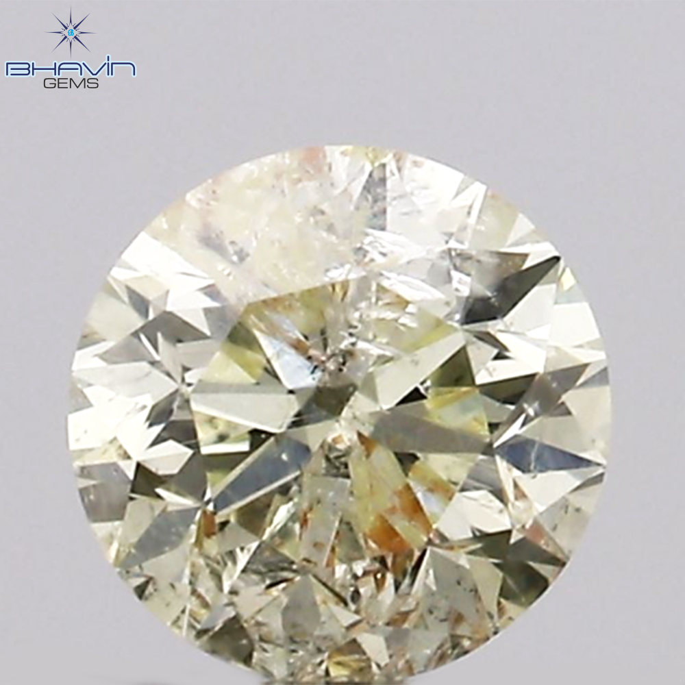 0.31 CT、ラウンド シェイプ ナチュラル ダイヤモンド ホワイト (M) カラー、I1 クラリティ (4.18 MM)