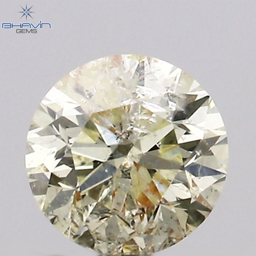 0.31 CT, Round Shape Natural  Diamond White (M) Color, I1 Clarity (4.18 MM)