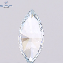 0.11 CT, Marquise Shape, Natural Diamond Greenish Blue Color, VS2 Clarity ( 5.00 MM )